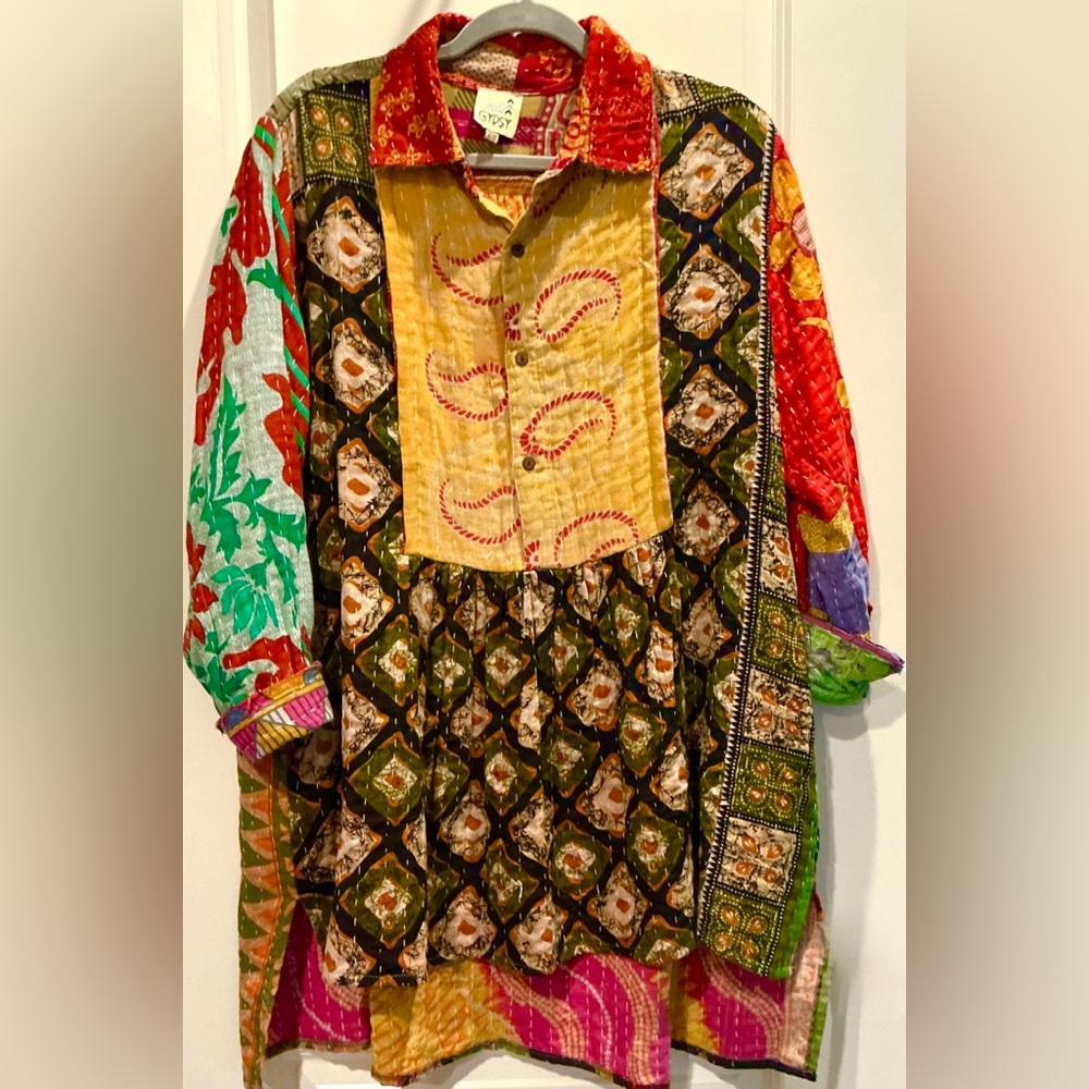 Jaded Gypsy Tunic Dress - Free Size